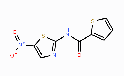 CAS No. 3810-35-3, N-(5-Nitro-1,3-thiazol-2-yl)thiophene-2-carboxamide