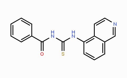 CAS No. 72677-81-7, N-Benzoyl-N'-(5-isoquinolinyl)thiourea