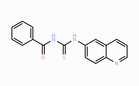CAS No. 866049-10-7, N-Benzoyl-N'-(6-quinolinyl)thiourea