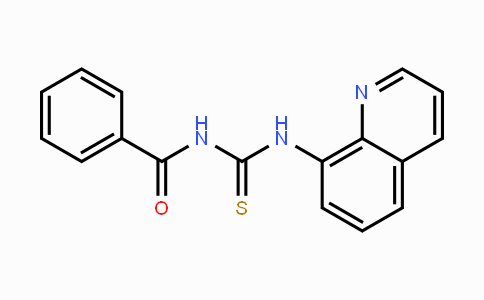 CAS No. 130818-06-3, N-Benzoyl-N'-(8-quinolinyl)thiourea