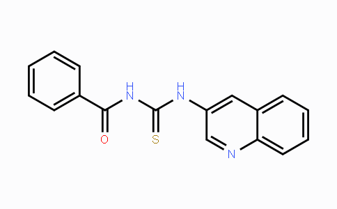 CAS No. 30162-38-0, N-Benzoyl-N'-(3-quinolinyl)thiourea