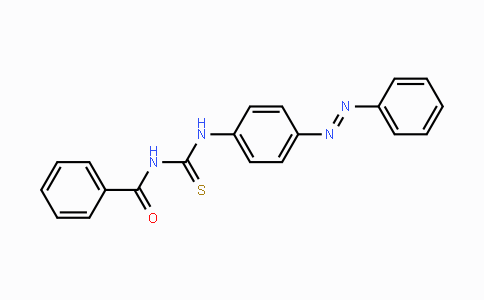 CAS No. 96938-58-8, N-Benzoyl-N'-{4-[(E)-2-phenyldiazenyl]phenyl}thiourea