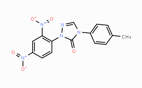 CAS No. 343373-46-6, 2-(2,4-Dinitrophenyl)-4-(4-methylphenyl)-2,4-dihydro-3H-1,2,4-triazol-3-one
