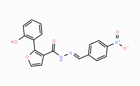 CAS No. 343375-11-1, 2-(2-Hydroxyphenyl)-N'-[(E)-(4-nitrophenyl)methylidene]-3-furohydrazide