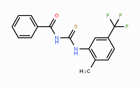CAS No. 866049-28-7, N-Benzoyl-N'-[2-methyl-5-(trifluoromethyl)phenyl]thiourea