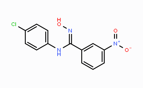 CAS No. 692287-17-5, N-(4-Chlorophenyl)-N'-hydroxy-3-nitrobenzenecarboximidamide