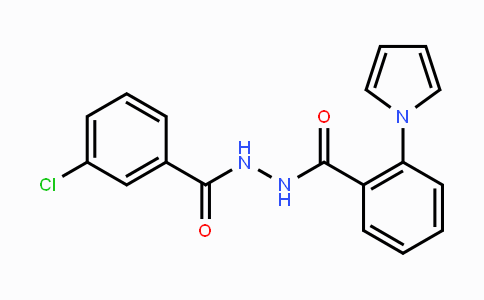 CAS No. 478062-93-0, N'-(3-Chlorobenzoyl)-2-(1H-pyrrol-1-yl)benzenecarbohydrazide