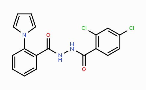 CAS No. 478062-99-6, N'-(2,4-Dichlorobenzoyl)-2-(1H-pyrrol-1-yl)benzenecarbohydrazide