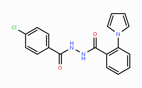 CAS No. 478063-00-2, N'-(4-Chlorobenzoyl)-2-(1H-pyrrol-1-yl)benzenecarbohydrazide