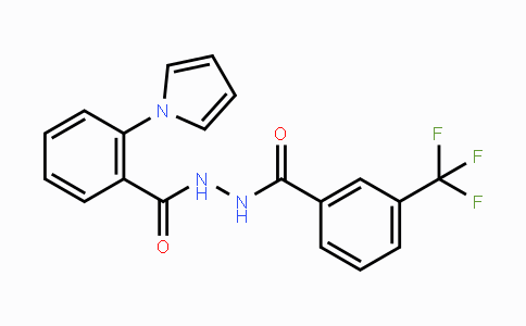 CAS No. 478063-02-4, 2-(1H-Pyrrol-1-yl)-N'-[3-(trifluoromethyl)benzoyl]benzenecarbohydrazide