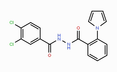 CAS No. 478063-06-8, N'-(3,4-Dichlorobenzoyl)-2-(1H-pyrrol-1-yl)benzenecarbohydrazide