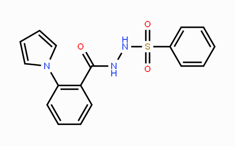 CAS No. 31739-64-7, N'-[2-(1H-Pyrrol-1-yl)benzoyl]benzenesulfonohydrazide