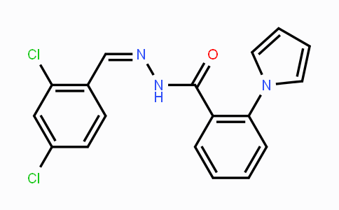 CAS No. 344934-51-6, N'-[(Z)-(2,4-Dichlorophenyl)methylidene]-2-(1H-pyrrol-1-yl)benzenecarbohydrazide