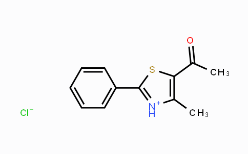CAS No. 125989-57-3, 5-Acetyl-4-methyl-2-phenyl-1,3-thiazol-3-ium chloride