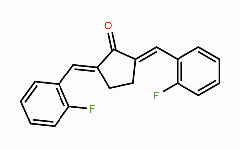 CAS No. 1158188-88-5, 2,5-Bis[(E)-(2-fluorophenyl)methylidene]cyclopentanone