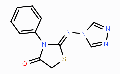 CAS No. 5181-23-7, 3-Phenyl-2-(4H-1,2,4-triazol-4-ylimino)-1,3-thiazolan-4-one