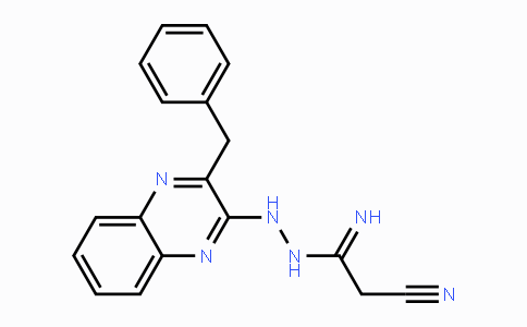 CAS No. 478064-19-6, N'-(3-Benzyl-2-quinoxalinyl)-2-cyanoethanimidohydrazide