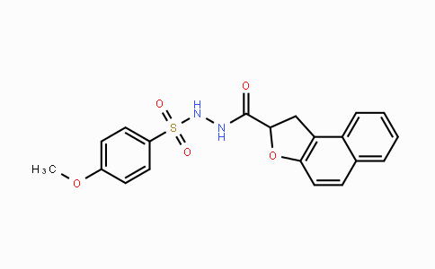 CAS No. 478064-27-6, N'-(1,2-Dihydronaphtho[2,1-b]furan-2-ylcarbonyl)-4-methoxybenzenesulfonohydrazide