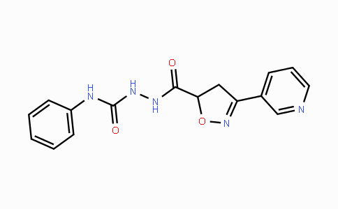 CAS No. 478064-64-1, N-Phenyl-2-{[3-(3-pyridinyl)-4,5-dihydro-5-isoxazolyl]carbonyl}-1-hydrazinecarboxamide
