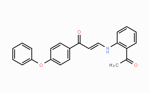 CAS No. 478064-87-8, (E)-3-(2-Acetylanilino)-1-(4-phenoxyphenyl)-2-propen-1-one