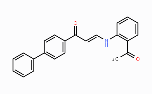 CAS No. 478064-93-6, (E)-3-(2-Acetylanilino)-1-[1,1'-biphenyl]-4-yl-2-propen-1-one