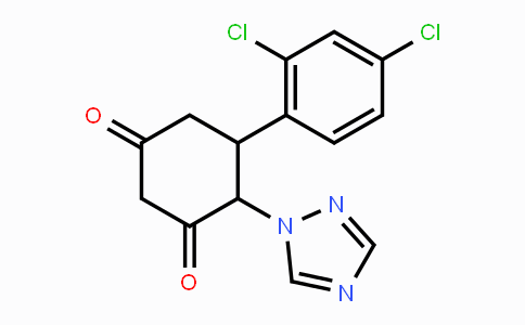 CAS No. 439111-26-9, 5-(2,4-Dichlorophenyl)-4-(1H-1,2,4-triazol-1-yl)-1,3-cyclohexanedione