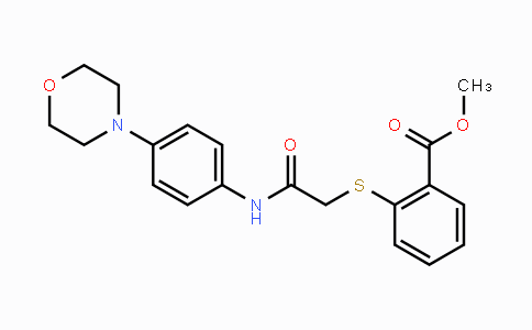 CAS No. 478064-99-2, Methyl 2-{[2-(4-morpholinoanilino)-2-oxoethyl]sulfanyl}benzenecarboxylate