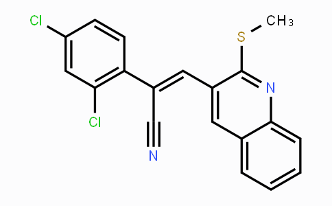 CAS No. 1164533-11-2, (Z)-2-(2,4-Dichlorophenyl)-3-[2-(methylsulfanyl)-3-quinolinyl]-2-propenenitrile