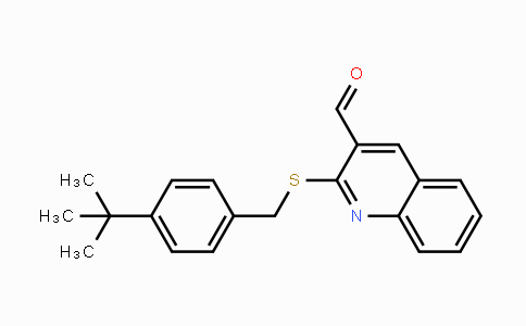 CAS No. 478065-52-0, 2-{[4-(tert-Butyl)benzyl]sulfanyl}-3-quinolinecarbaldehyde