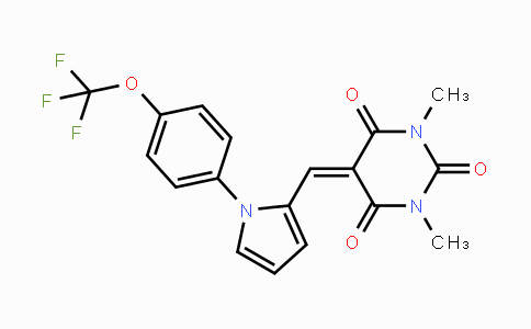 CAS No. 866049-69-6, 1,3-Dimethyl-5-({1-[4-(trifluoromethoxy)phenyl]-1H-pyrrol-2-yl}methylene)-2,4,6(1H,3H,5H)-pyrimidinetrione
