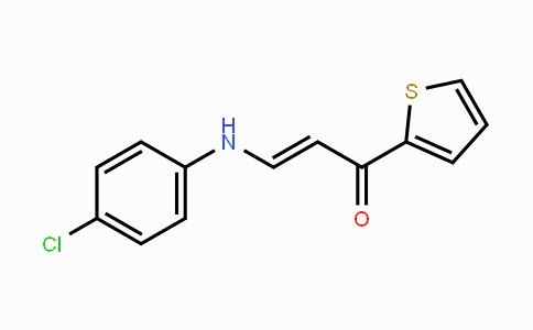 CAS No. 692287-26-6, (E)-3-(4-Chloroanilino)-1-(2-thienyl)-2-propen-1-one