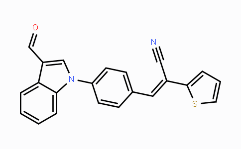 CAS No. 692287-44-8, (E)-3-[4-(3-Formyl-1H-indol-1-yl)phenyl]-2-(2-thienyl)-2-propenenitrile