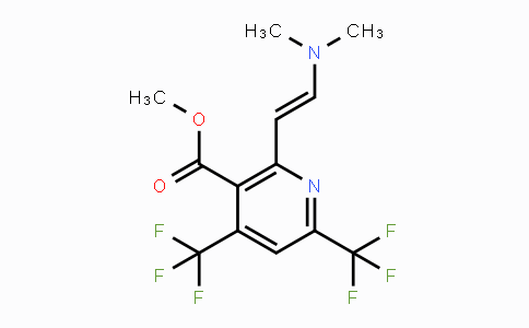 CAS No. 866049-96-9, Methyl 2-[(E)-2-(dimethylamino)ethenyl]-4,6-bis(trifluoromethyl)nicotinate