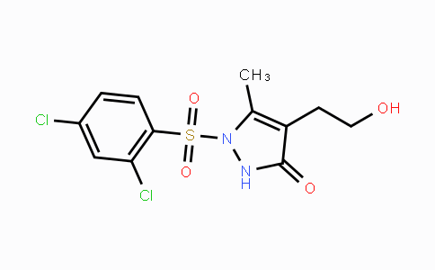 CAS No. 866050-07-9, 1-[(2,4-Dichlorophenyl)sulfonyl]-4-(2-hydroxyethyl)-5-methyl-1,2-dihydro-3H-pyrazol-3-one