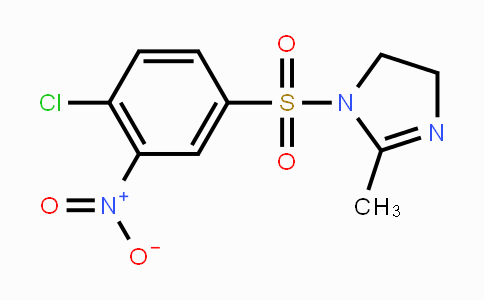 CAS No. 312279-47-3, 1-[(4-Chloro-3-nitrophenyl)sulfonyl]-2-methyl-4,5-dihydro-1H-imidazole