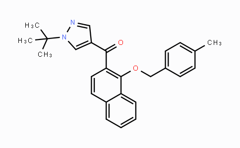 CAS No. 955963-22-1, [1-(tert-Butyl)-1H-pyrazol-4-yl]{1-[(4-methylbenzyl)oxy]-2-naphthyl}methanone