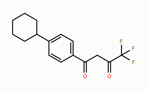 CAS No. 866050-34-2, 1-(4-Cyclohexylphenyl)-4,4,4-trifluoro-1,3-butanedione