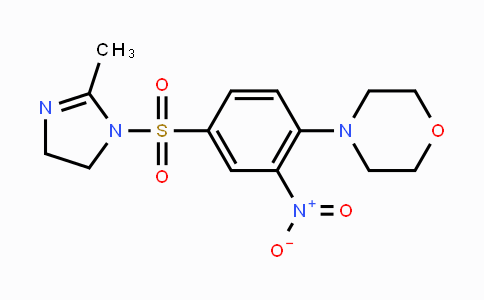 CAS No. 866050-42-2, 4-{4-[(2-Methyl-4,5-dihydro-1H-imidazol-1-yl)sulfonyl]-2-nitrophenyl}morpholine