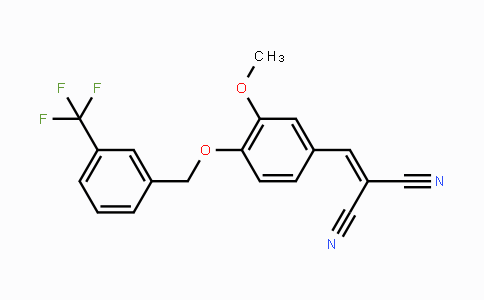 CAS No. 398131-33-4, 2-[(3-Methoxy-4-{[3-(trifluoromethyl)benzyl]oxy}phenyl)methylene]malononitrile