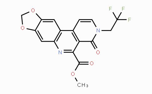CAS No. 866050-65-9, Methyl 4-oxo-3-(2,2,2-trifluoroethyl)-3,4-dihydro[1,3]benzodioxolo[5,6-c][2,7]naphthyridine-5-carboxylate