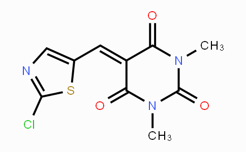 CAS No. 866050-78-4, 5-[(2-Chloro-1,3-thiazol-5-yl)methylene]-1,3-dimethyl-2,4,6(1H,3H,5H)-pyrimidinetrione
