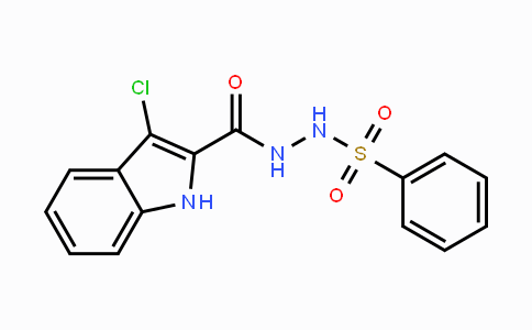 CAS No. 866051-16-3, N'-[(3-Chloro-1H-indol-2-yl)carbonyl]benzenesulfonohydrazide
