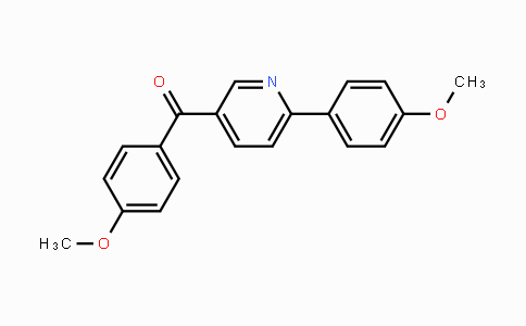 CAS No. 53670-04-5, (4-Methoxyphenyl)[6-(4-methoxyphenyl)-3-pyridinyl]methanone