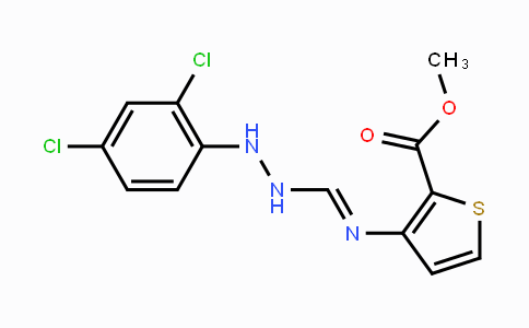 CAS No. 866051-39-0, Methyl 3-({(E)-[2-(2,4-dichlorophenyl)hydrazino]methylidene}amino)-2-thiophenecarboxylate