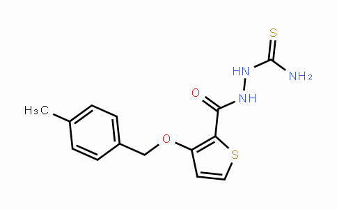 CAS No. 343375-97-3, 2-({3-[(4-Methylbenzyl)oxy]-2-thienyl}carbonyl)-1-hydrazinecarbothioamide