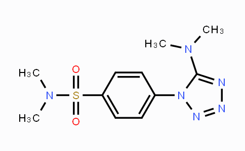 CAS No. 343376-17-0, 4-[5-(Dimethylamino)-1H-1,2,3,4-tetraazol-1-yl]-N,N-dimethylbenzenesulfonamide