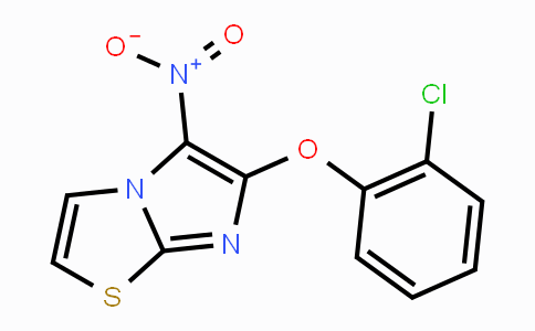 CAS No. 339008-07-0, 6-(2-Chlorophenoxy)-5-nitroimidazo[2,1-b][1,3]thiazole