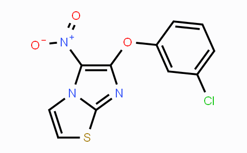 CAS No. 339008-09-2, 6-(3-Chlorophenoxy)-5-nitroimidazo[2,1-b][1,3]thiazole