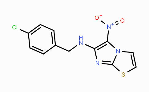 CAS No. 339008-15-0, N-(4-Chlorobenzyl)-5-nitroimidazo[2,1-b][1,3]thiazol-6-amine