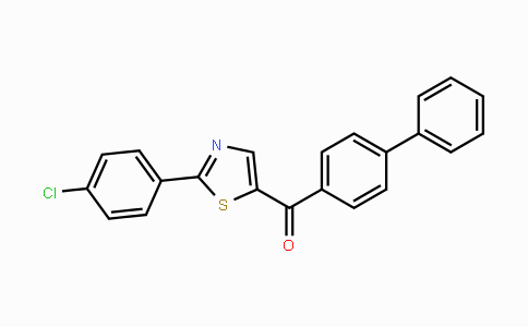 CAS No. 339008-20-7, [1,1'-Biphenyl]-4-yl[2-(4-chlorophenyl)-1,3-thiazol-5-yl]methanone
